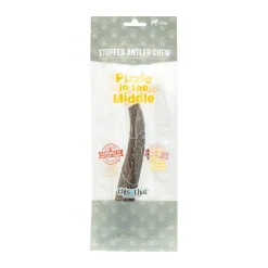 Stuffed Antler Chew - Pizzle in the Middle
