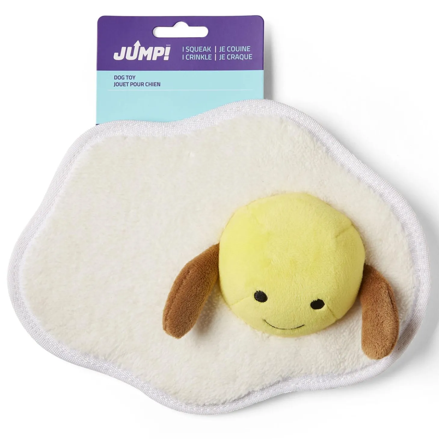 Sunnyside Up Egg Dog Toy