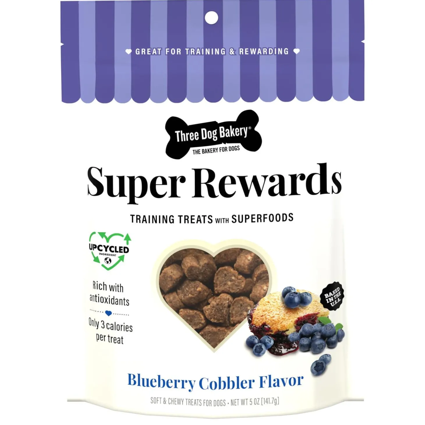 Super Rewards Blueberry Cobbler Dog Treats