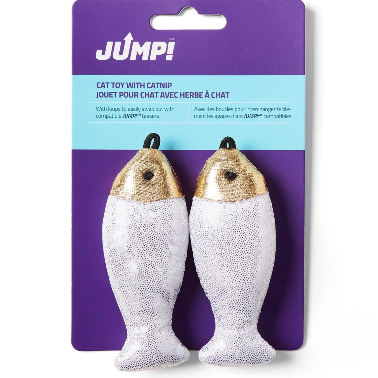 Sushi Silver Fish Cat Toy