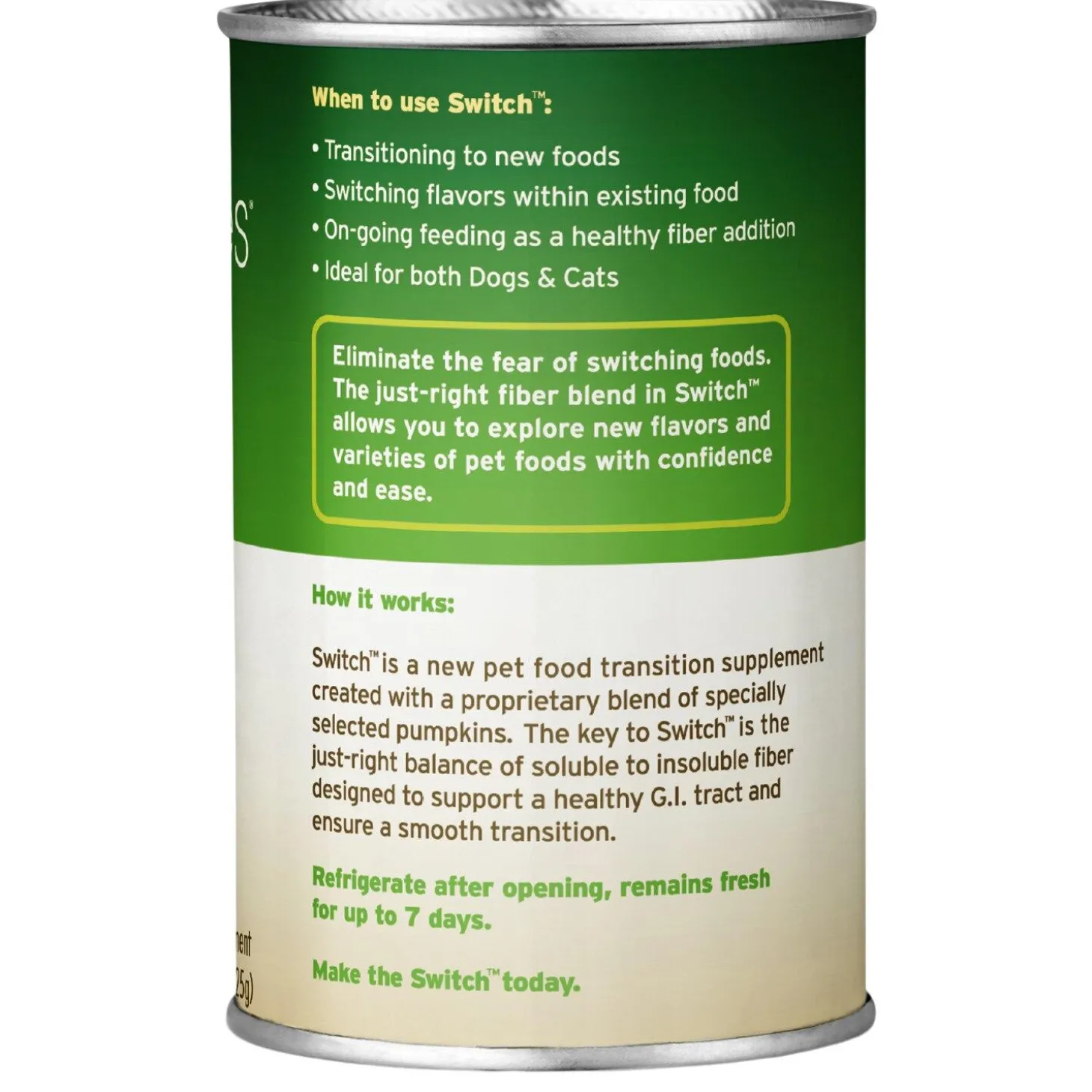 Switch Food Transition Pumpkin Dog & Cat Supplement