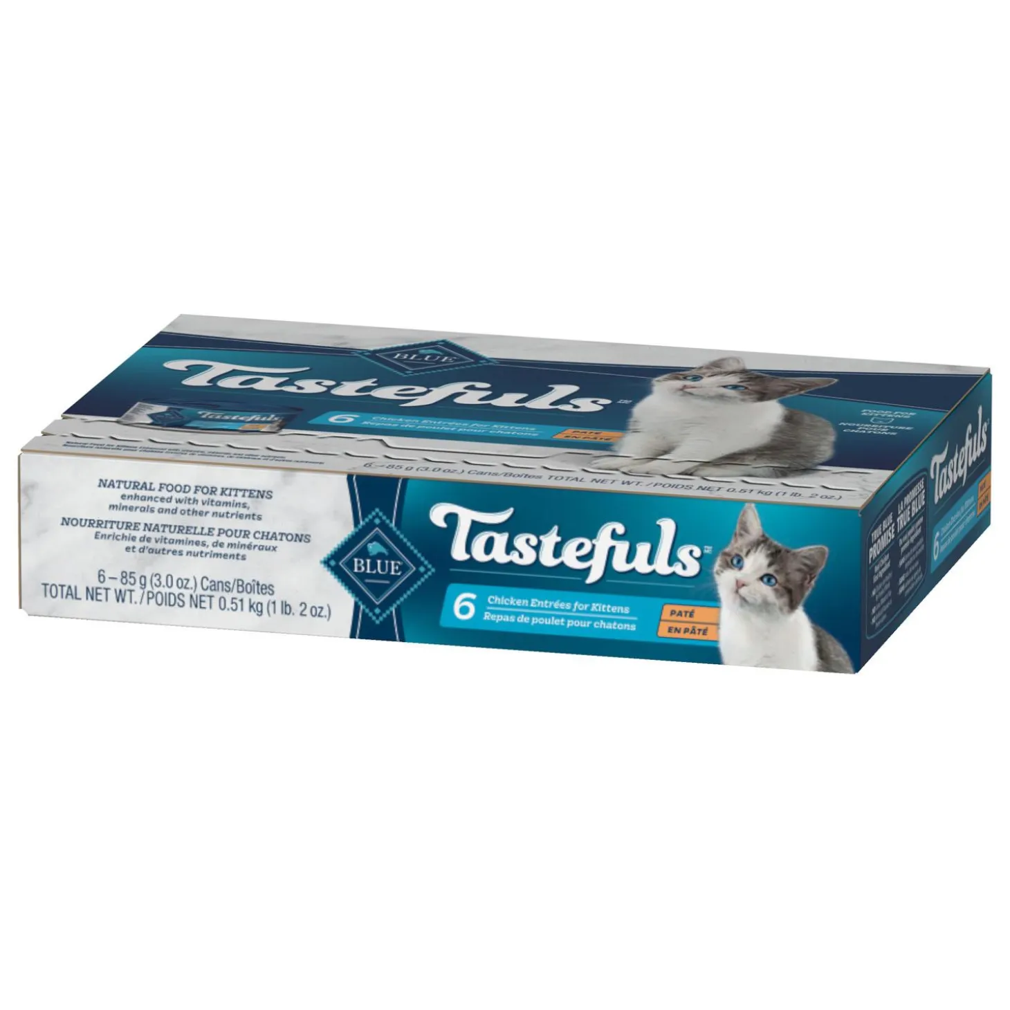 Tastefuls Chicken Entree Pate Multi Pack Kitten Cat Food