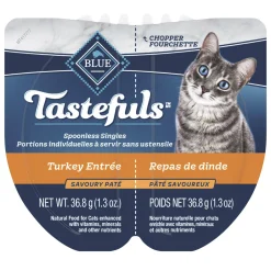Tastefuls Spoonless Singles Turkey Entree Pate Adult Cat Food