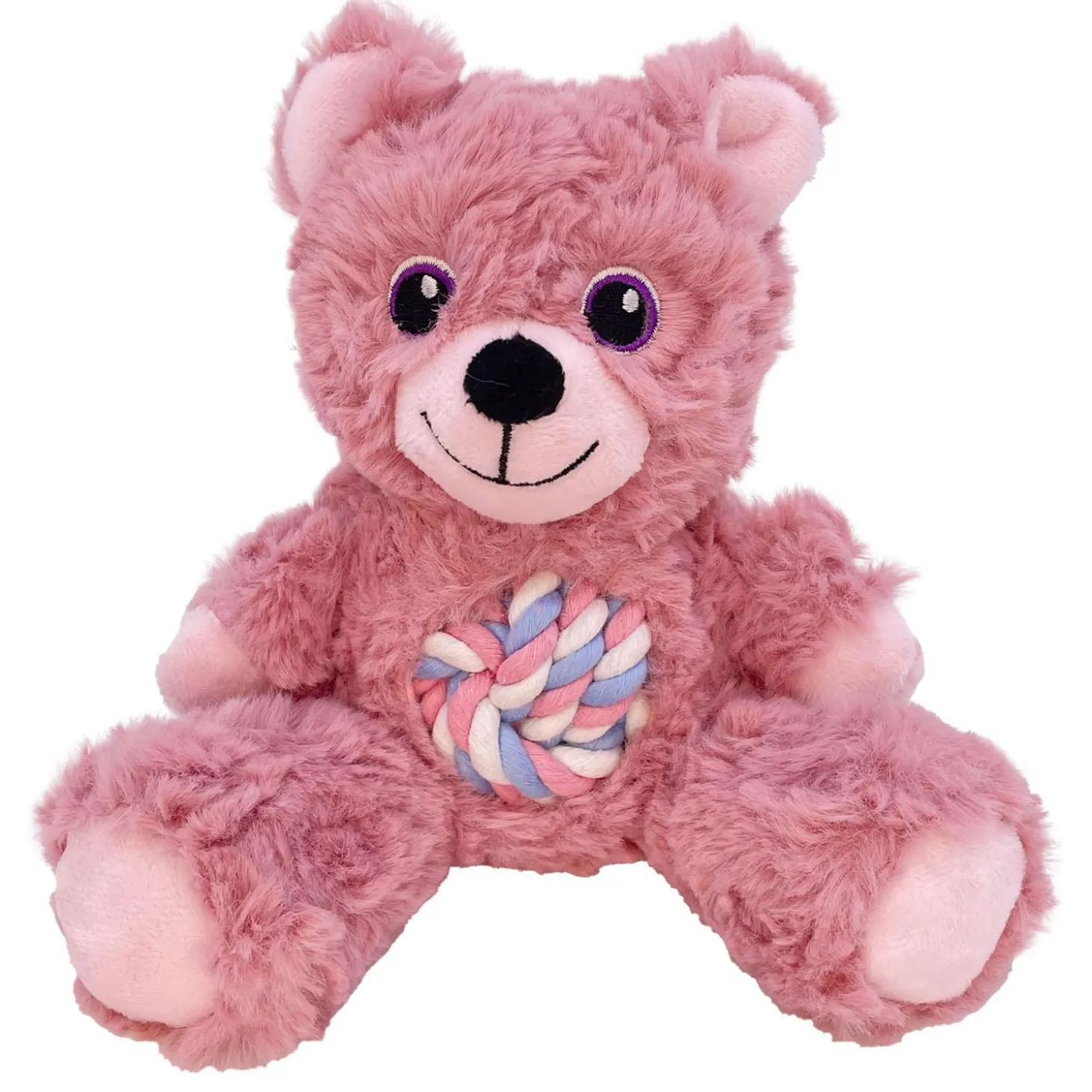 Teddy Knots Assorted Colours Dog Toy