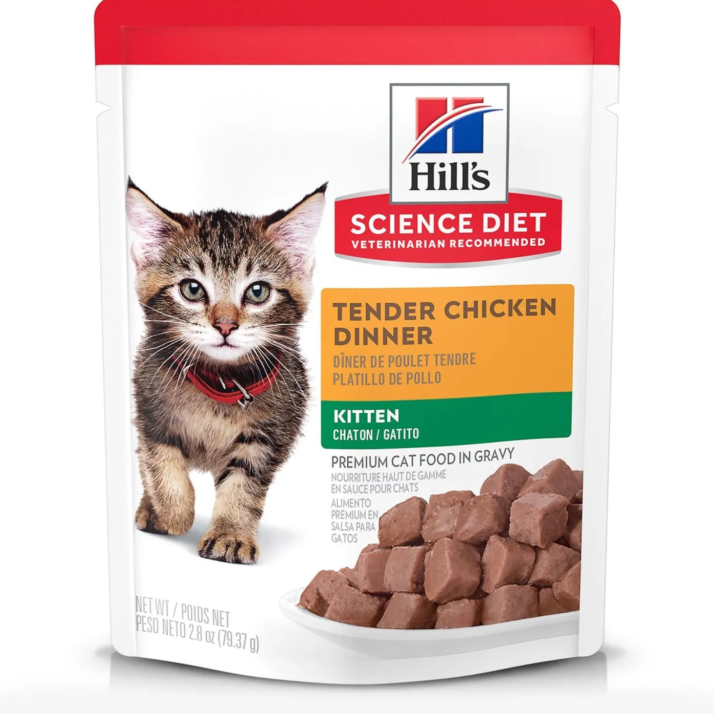 Tender Chicken Dinner in Gravy Kitten Cat Food