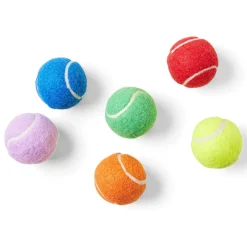 Tennis Ball Assorted Colours Cat Toy