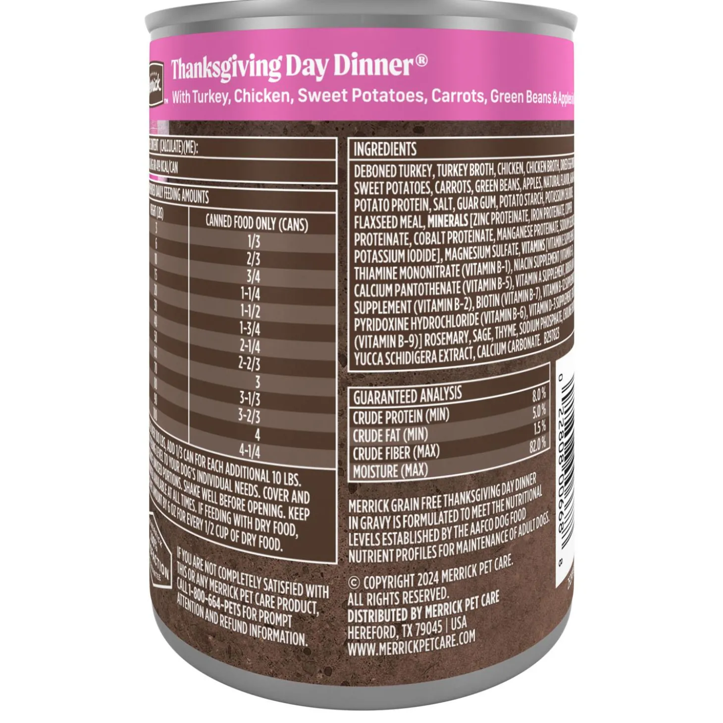 Thanksgiving Day Dinner in Gravy Adult Dog Food