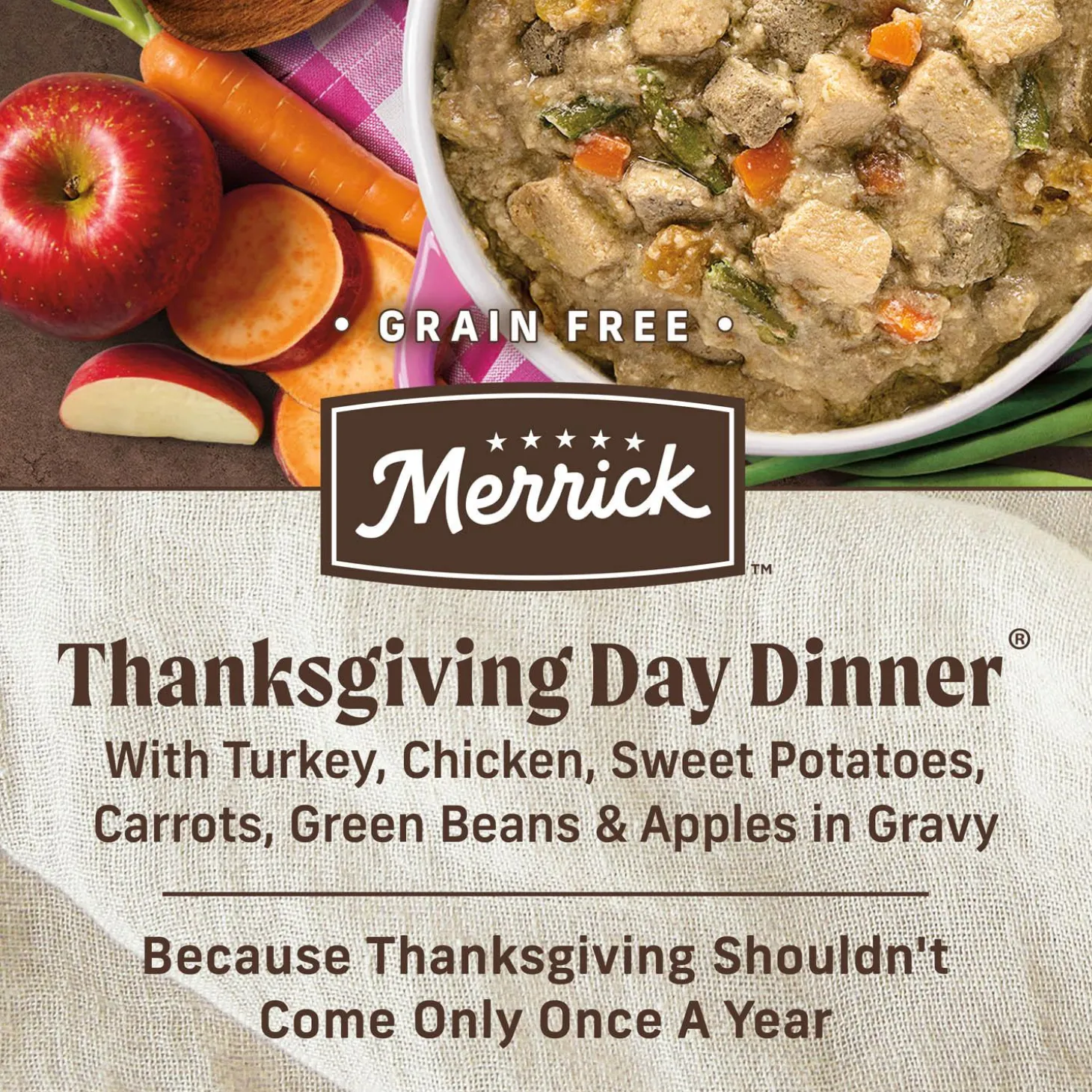 Thanksgiving Day Dinner in Gravy Adult Dog Food