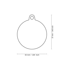 The Boss Circle ID Tag