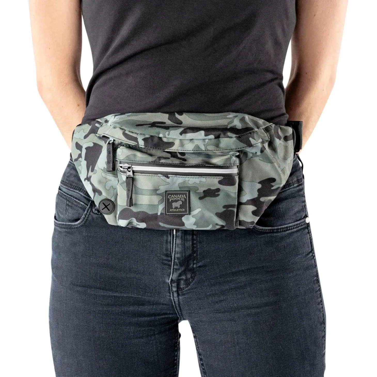 The Everything Fanny Pack Green Camo