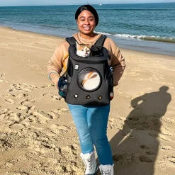 The Fat Cat Grey Backpack