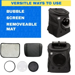 The Fat Cat Grey Backpack