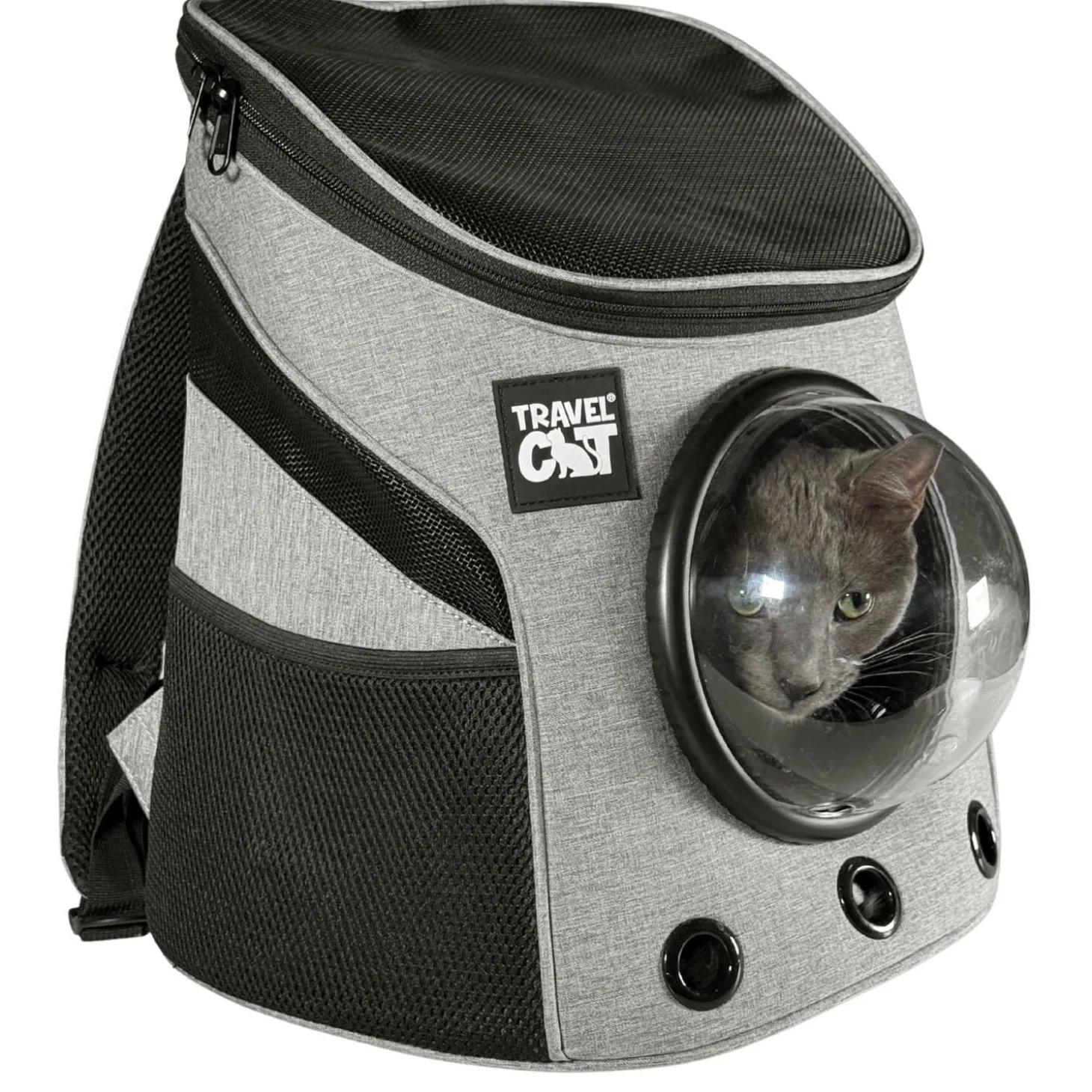 The Fat Cat Mini Grey Backpack