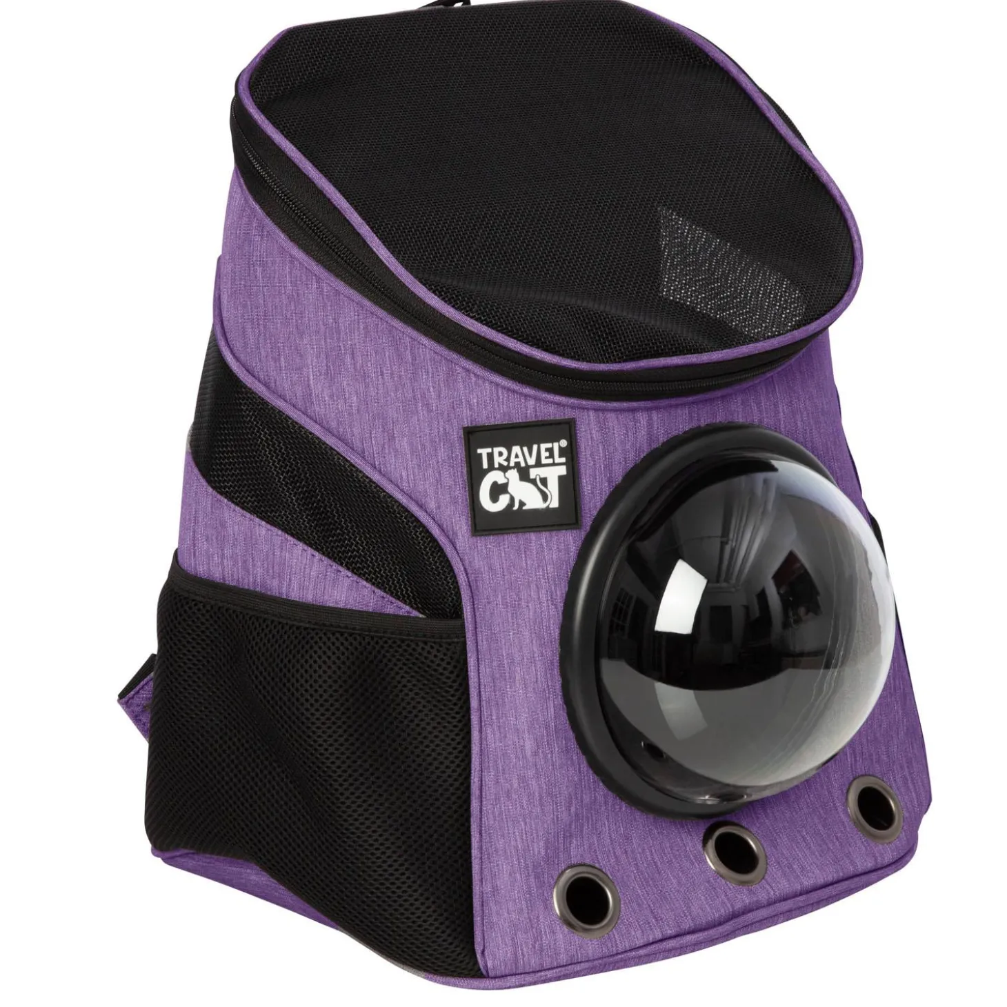 The Fat Cat Mini Purple Backpack