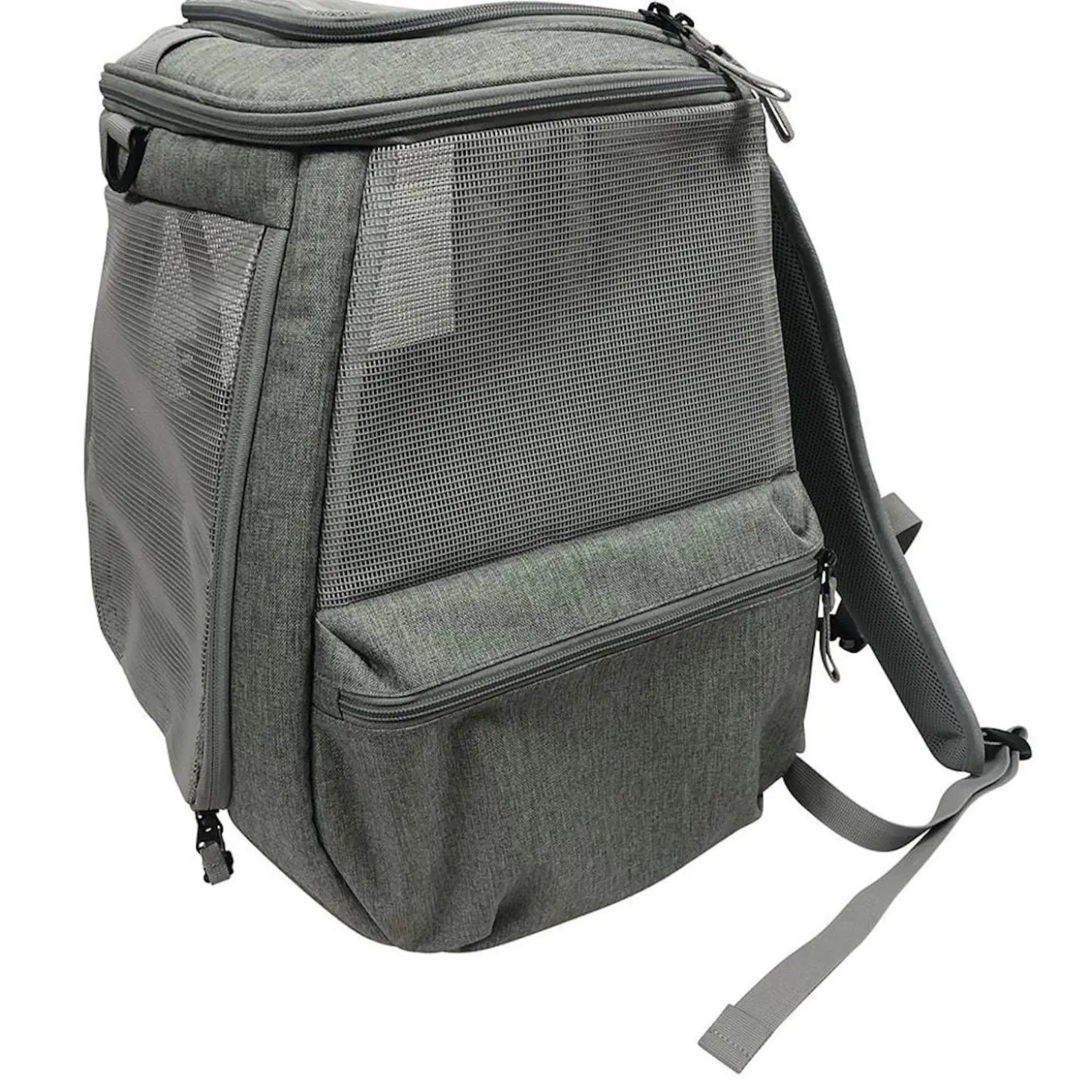 The Navigator Convertible Grey Cat Backpack