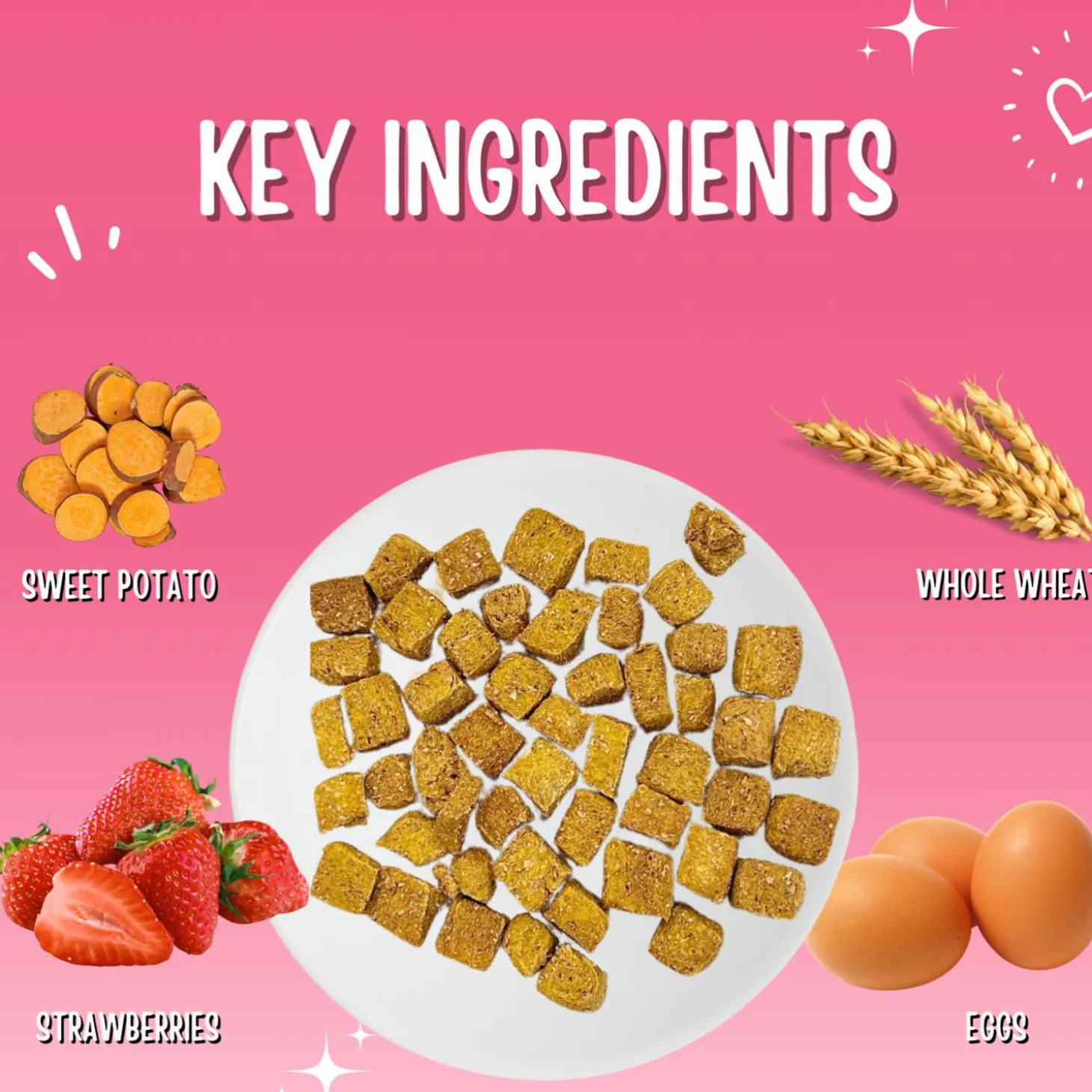 Trainers Sweet Potato & Strawberry Dog Treats