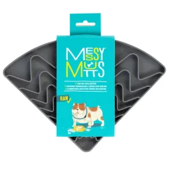 Triangle Grey Licking Mat with Suction