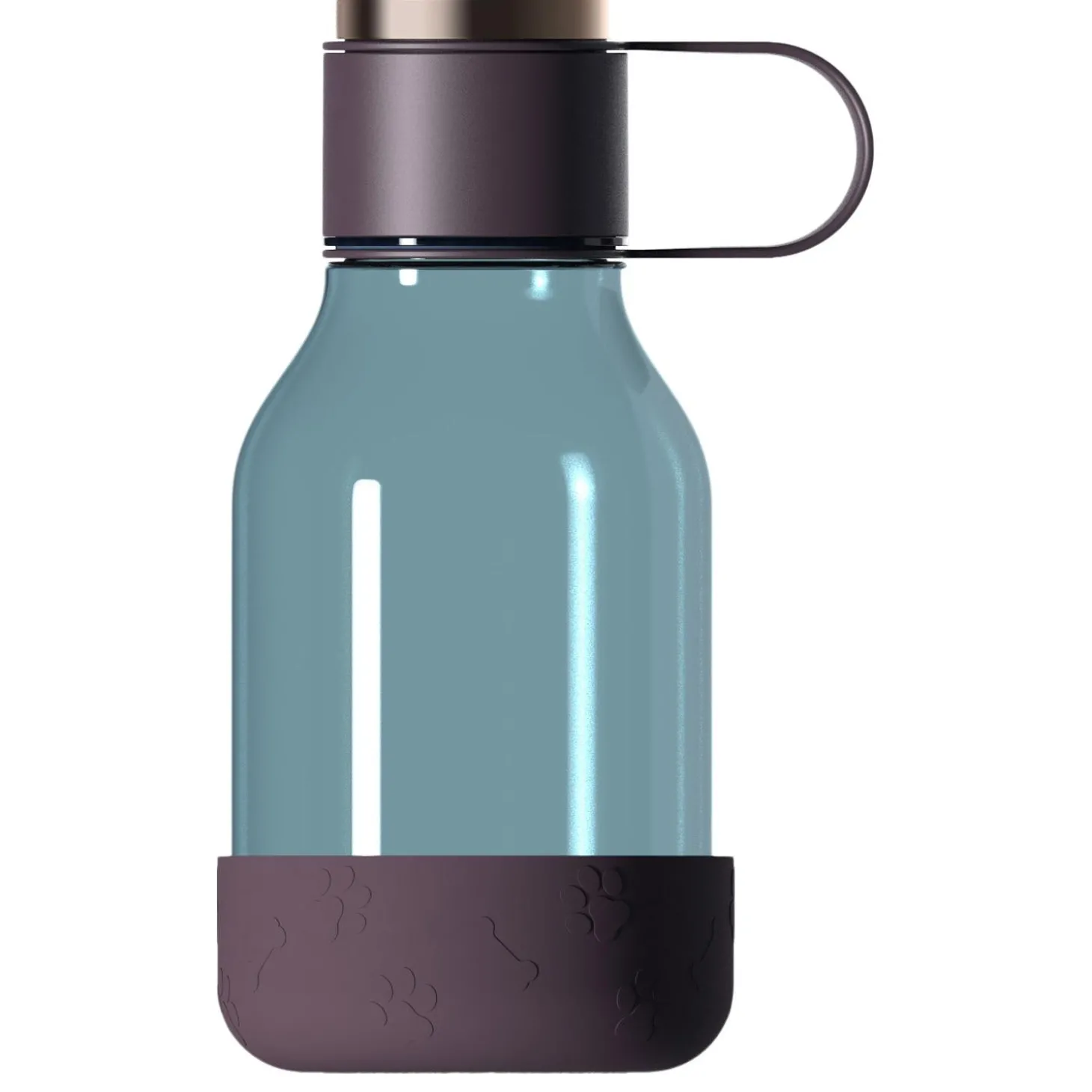 Tritan Bowl & Bottle - Burgundy