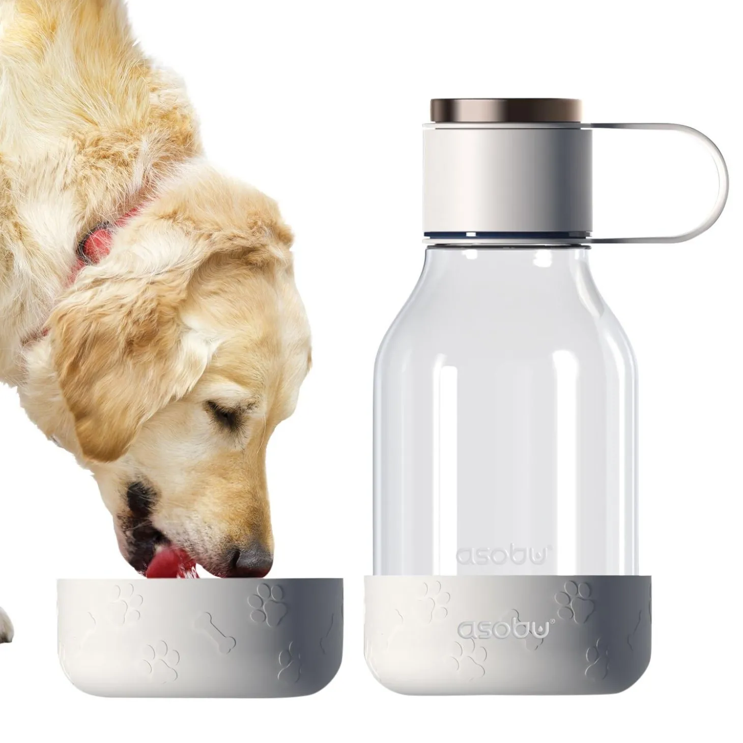 Tritan Bowl & Bottle - White