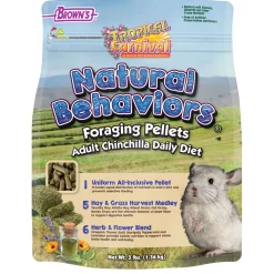Tropical Carnival Natural Behaviors Foraging Pellets Adult Chinchilla Food