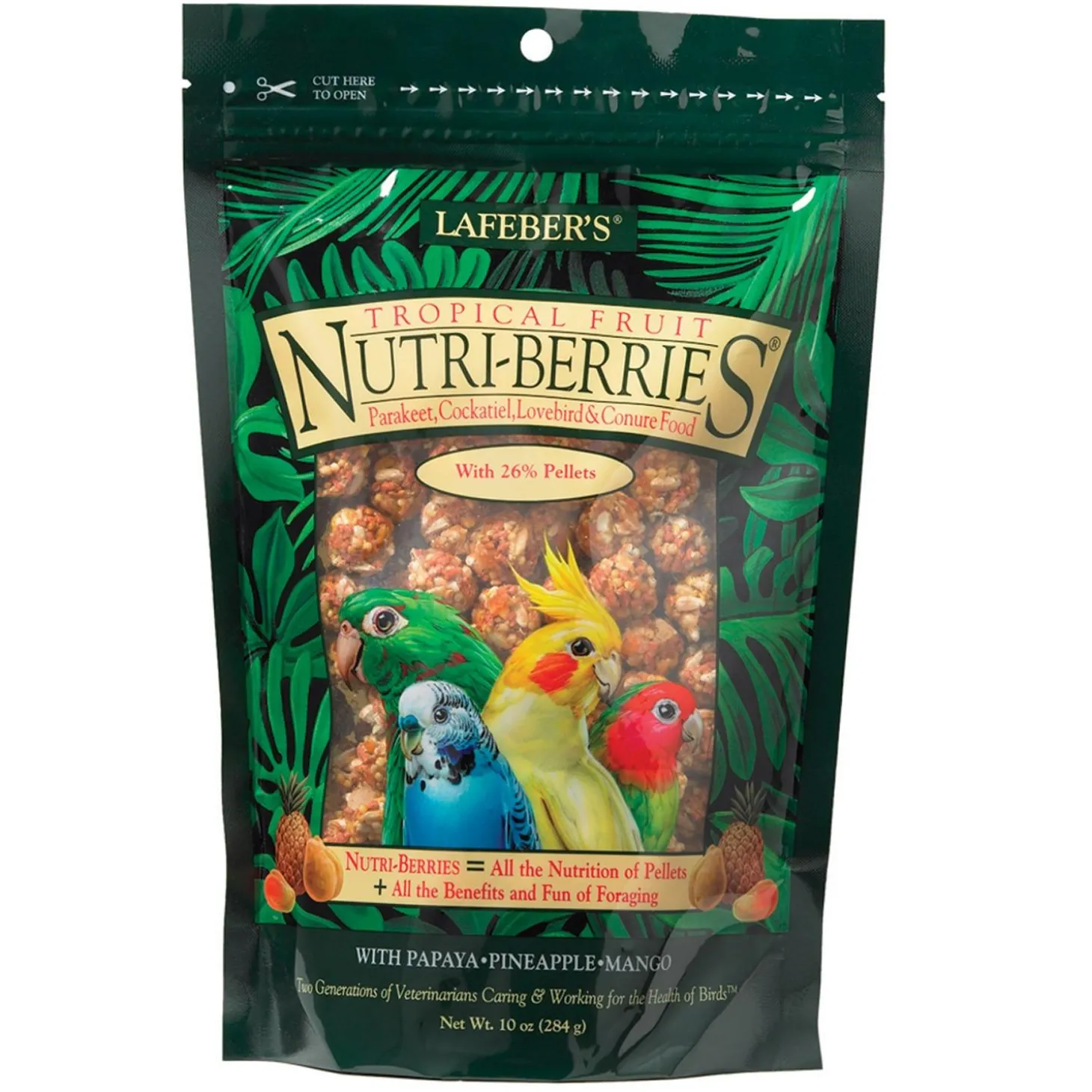 Tropical Fruit Nutri-Berries for Cockatiels