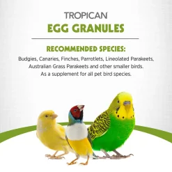 Tropican Egg Granules Small Bird Food