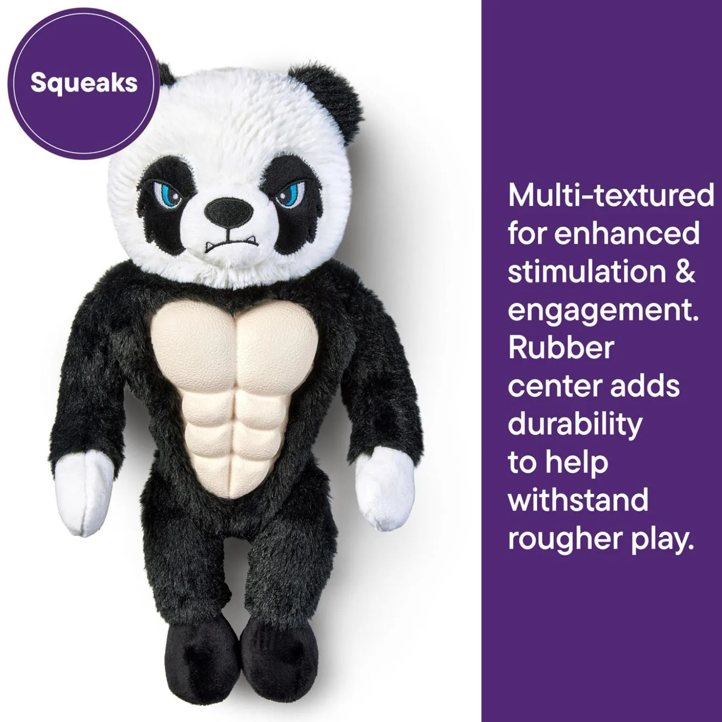Tuff Panda Dog Toy