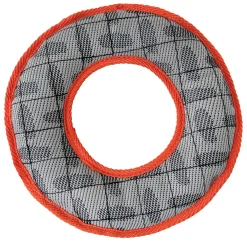 Tuff Tuggs Ring Orange Dog Toy