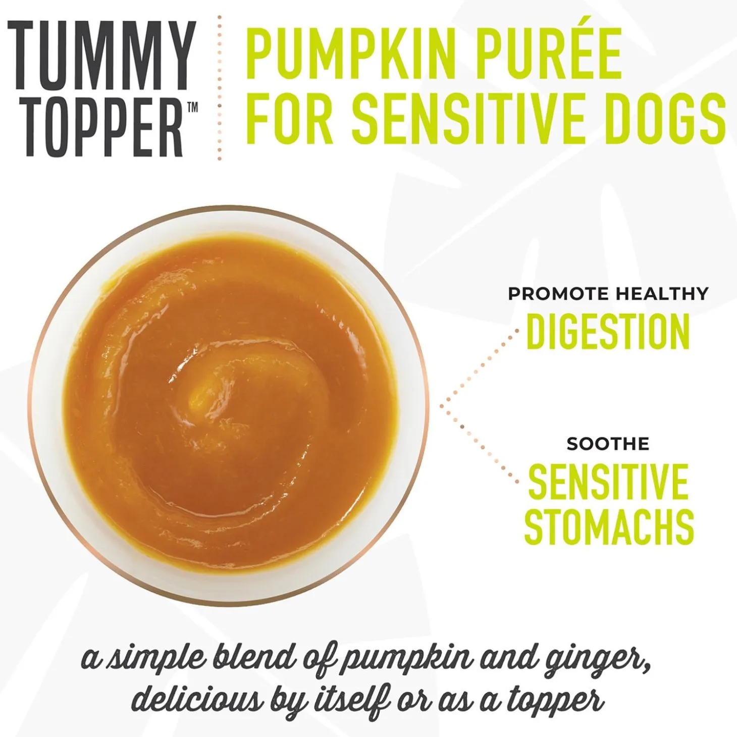 Tummy Topper Pumpkin Puree & Ginger Dog Food