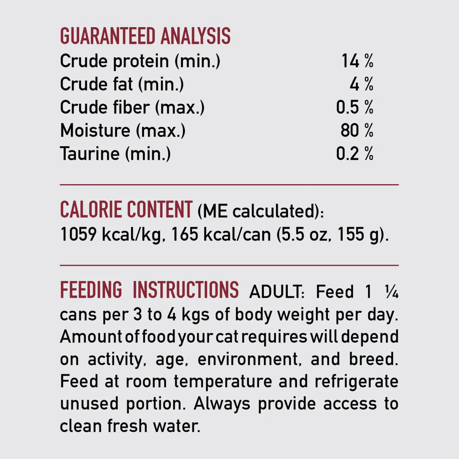 Tuna & Beef Entree Adult Cat Food