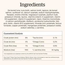 Tuna & Salmon Pate Grain-Free Senior Cat Food