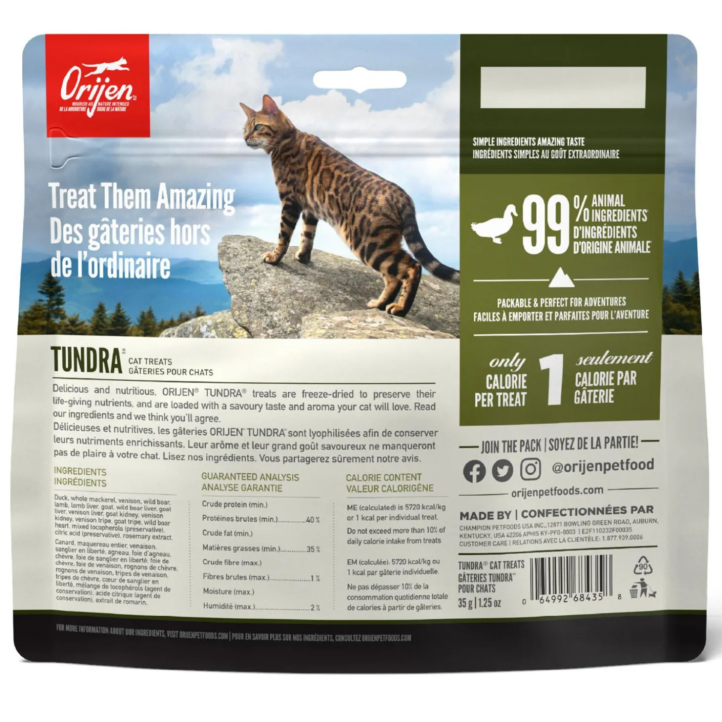 Tundra Freeze-Dried Cat Treats
