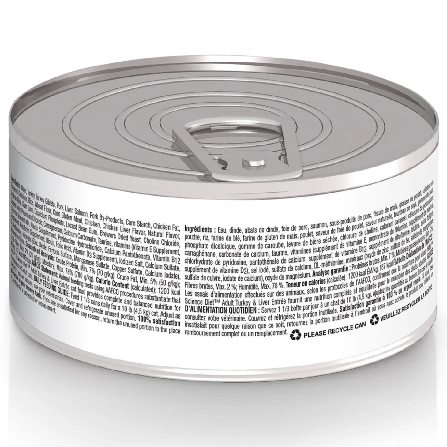 Turkey & Liver Entree Adult Cat Food