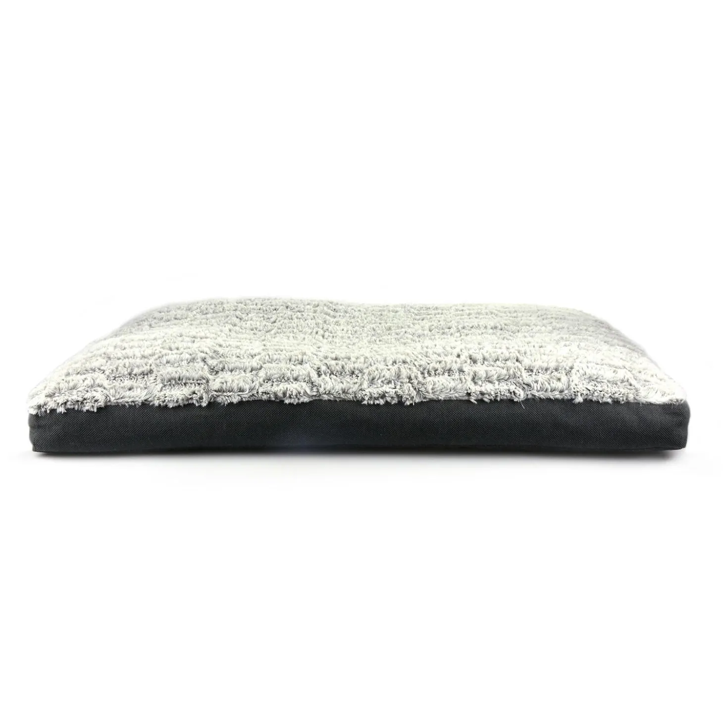 Two Tone Gusset Mattress Bed Grey & White