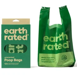 Unscented Easy-Tie Leak-Handles Dog Poop Bags