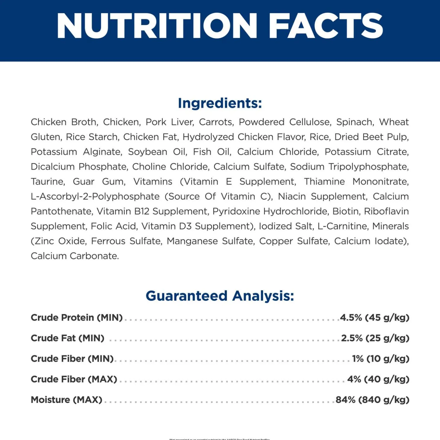 Urinary Hairball Control Chicken Stew Adult Cat Food