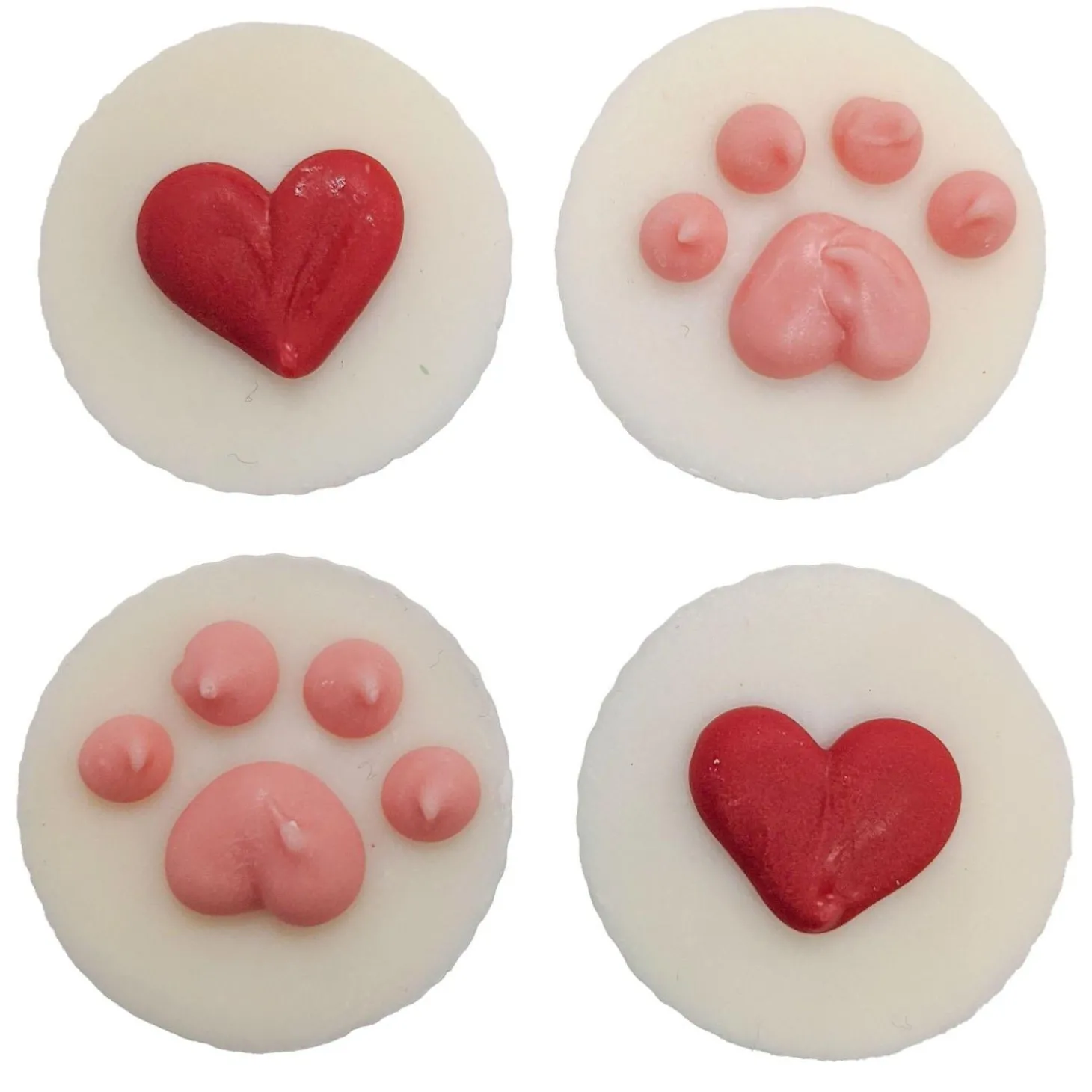 Valentine's Peanut Butter Cups Dog Treat