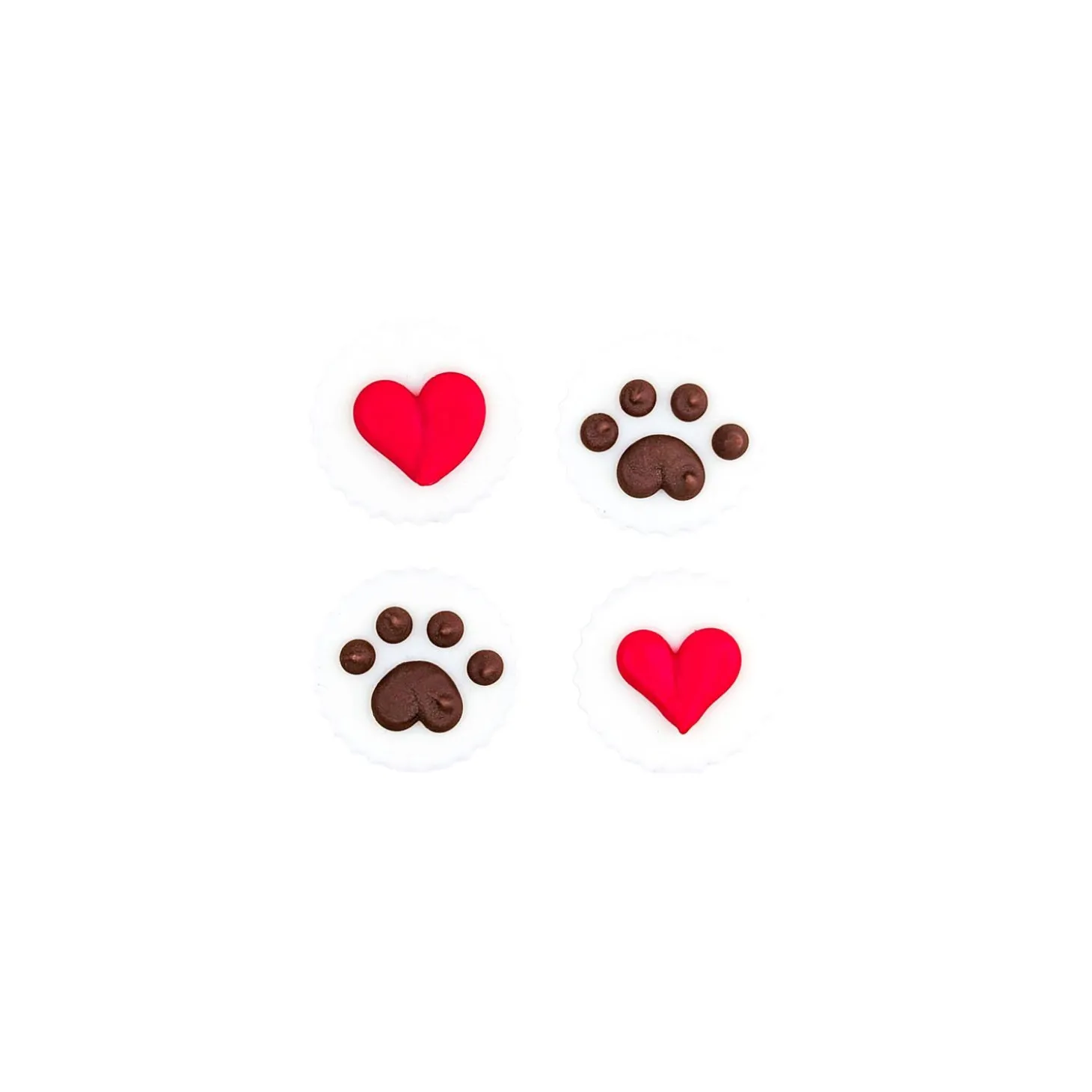 Valentine's Treat Cups Dog Treats