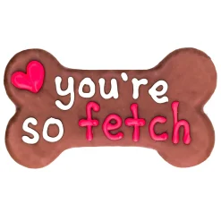 Valentine's You're So Fetch Bone Dog Treat