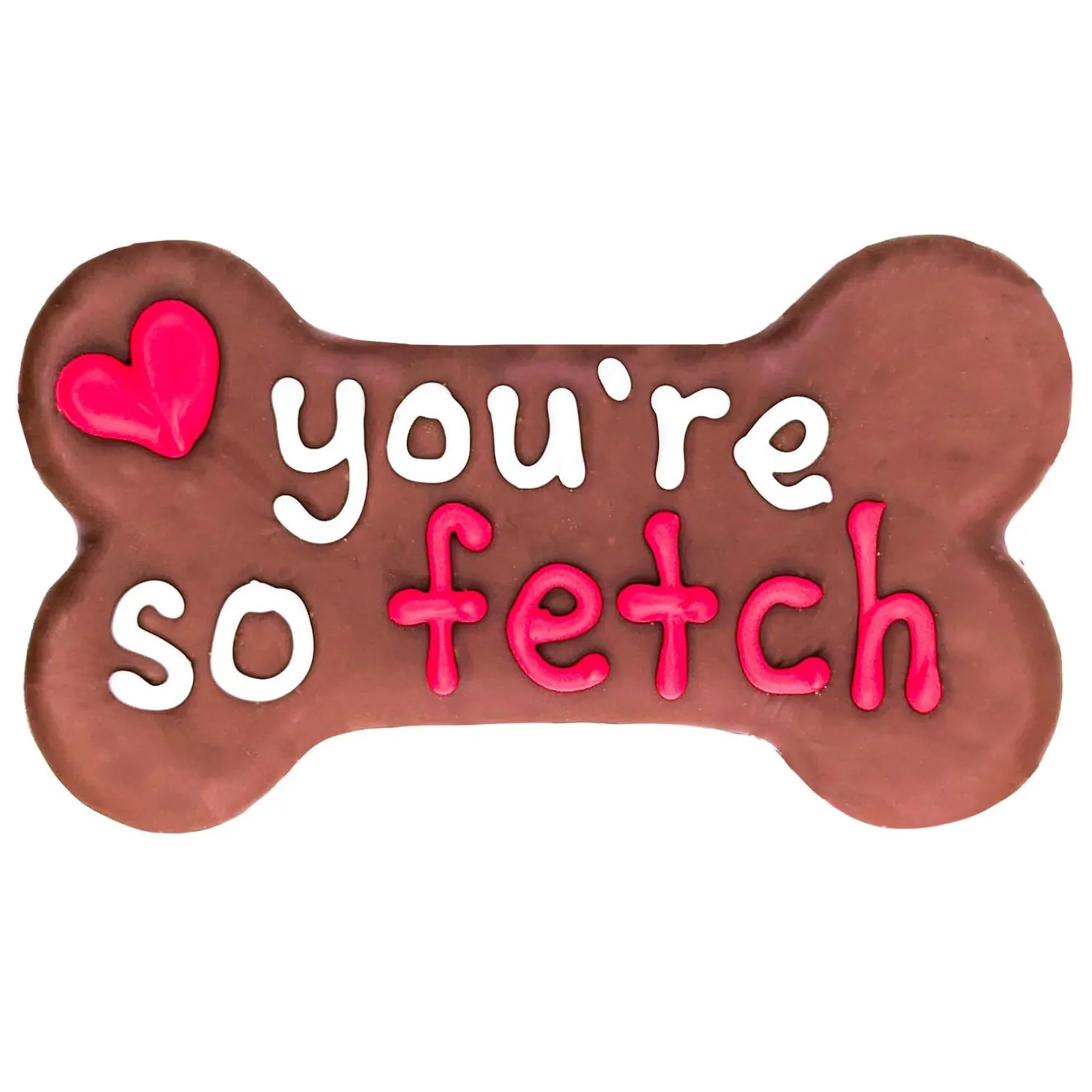 Valentine's You're So Fetch Bone Dog Treat