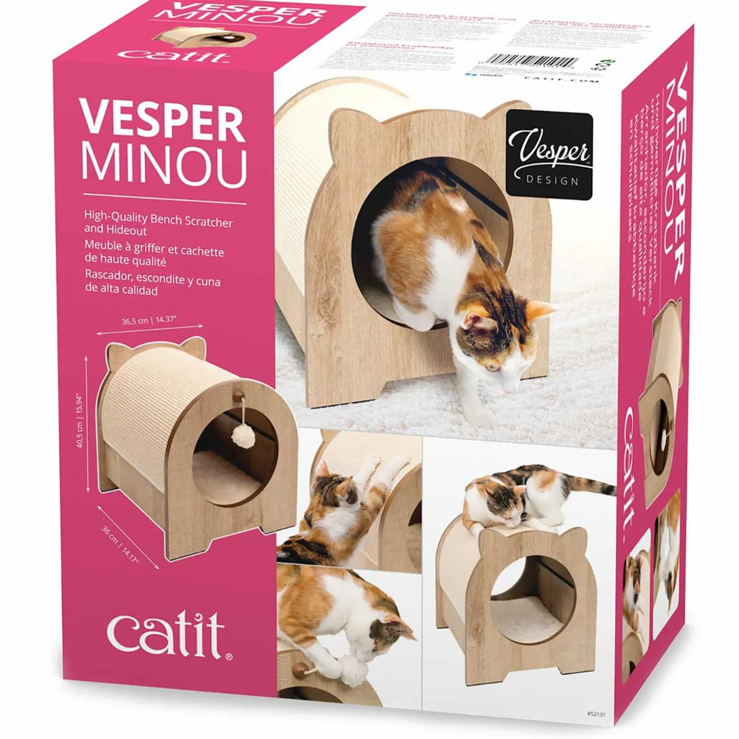 Vesper Minou Bench Cat Scratcher