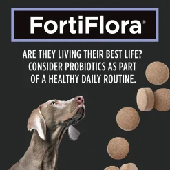 Veterinary FortiFlora Probiotic Tablets Dog Supplements
