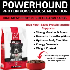 VFS POWERHOUND Pasture Raised Beef Red Meat Formula Dog Food