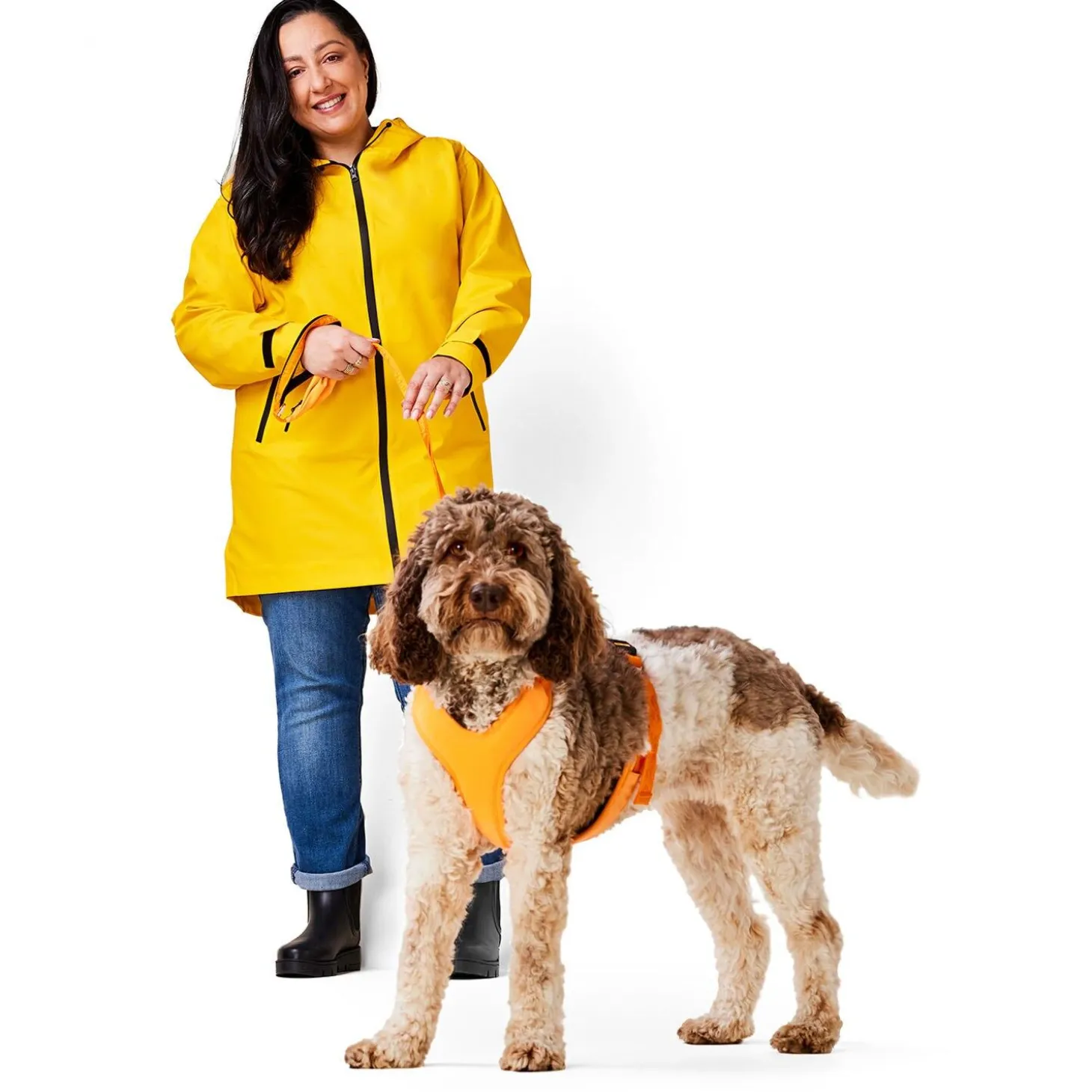 Visibility Orange Dog Harness