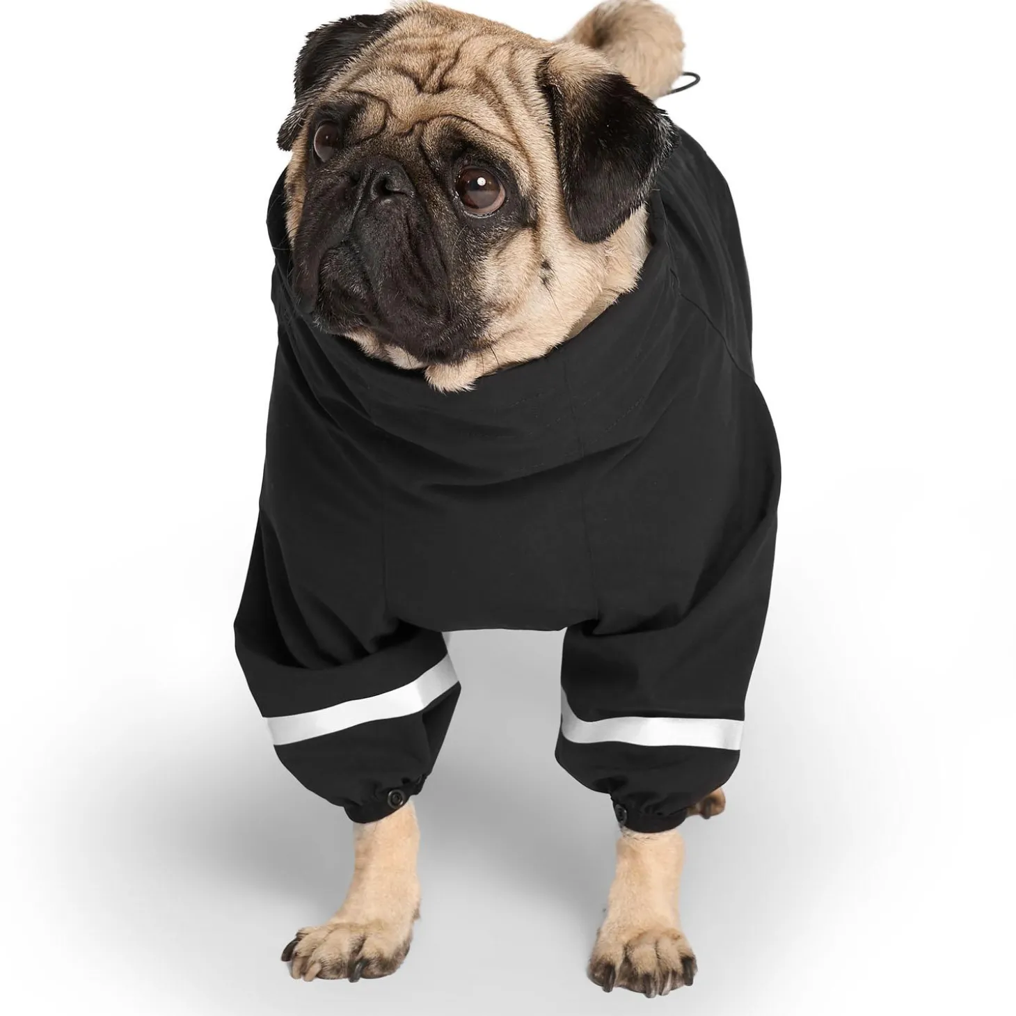 Waterproof Black Raincoat