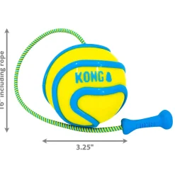 Wavz Bunjiball Assorted Colours Dog Toy