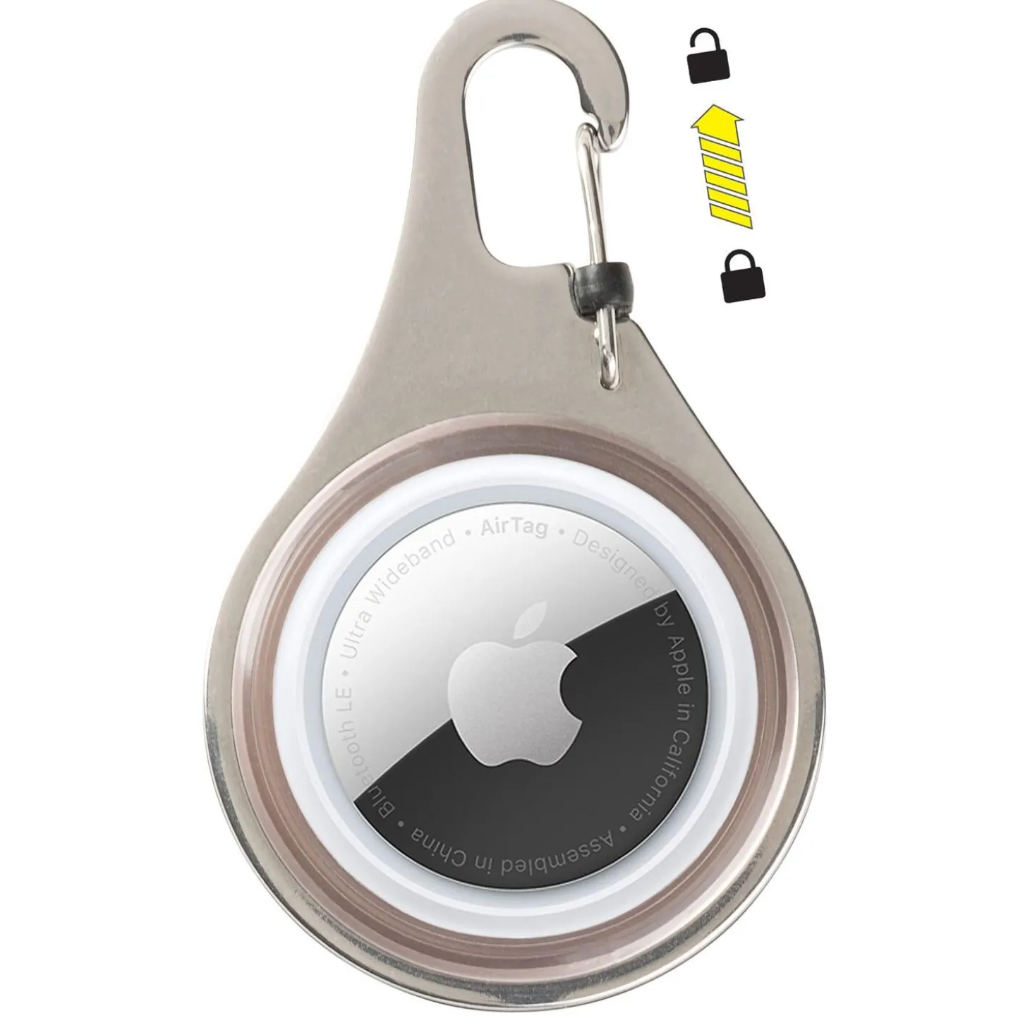 WearAbout Grey Clippable Tracker Holder