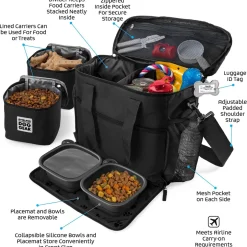 Week Away Black Travel Bag