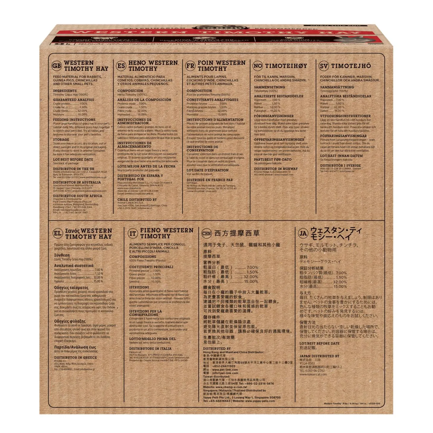 Western Timothy Hay Bulk