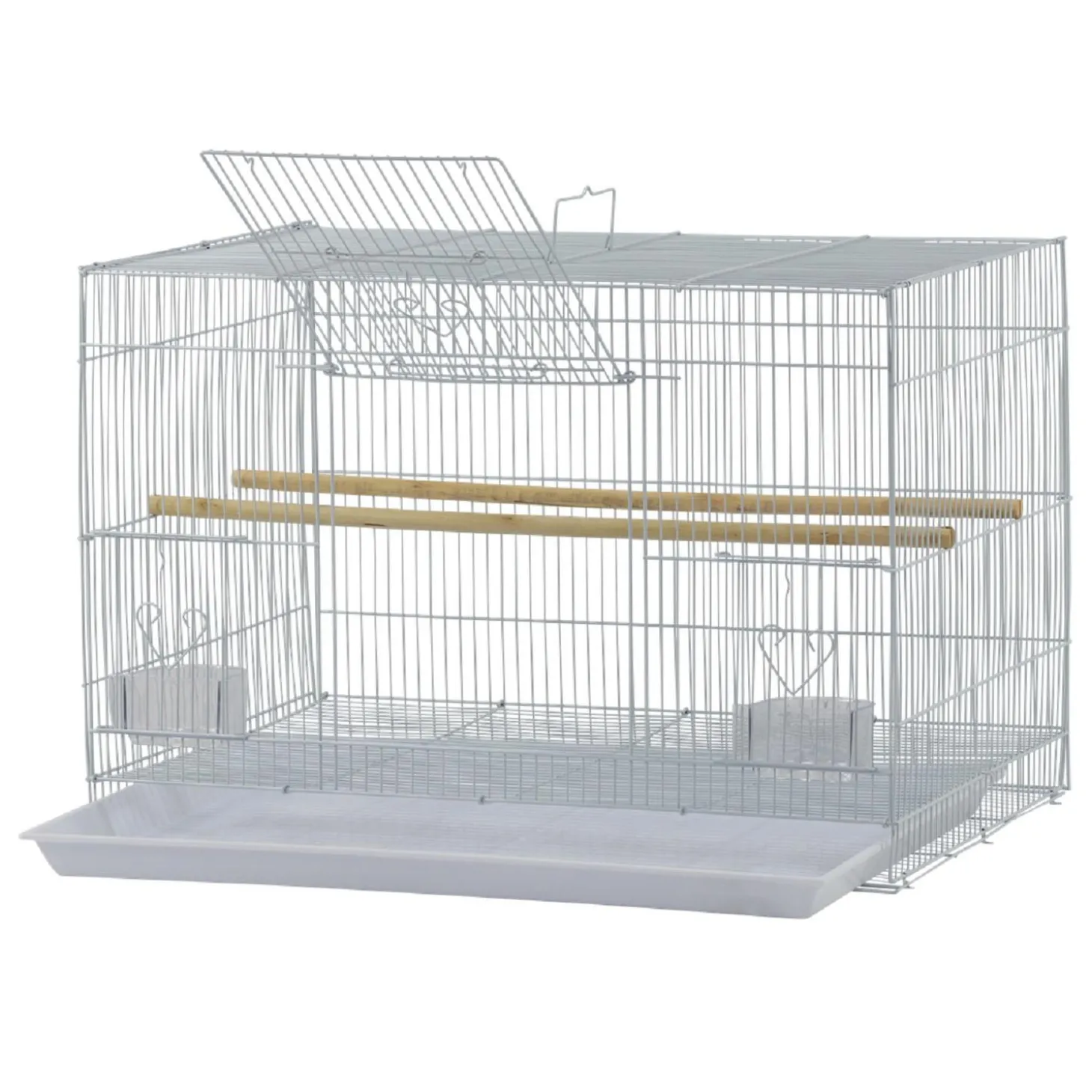 White Flight Bird Cage